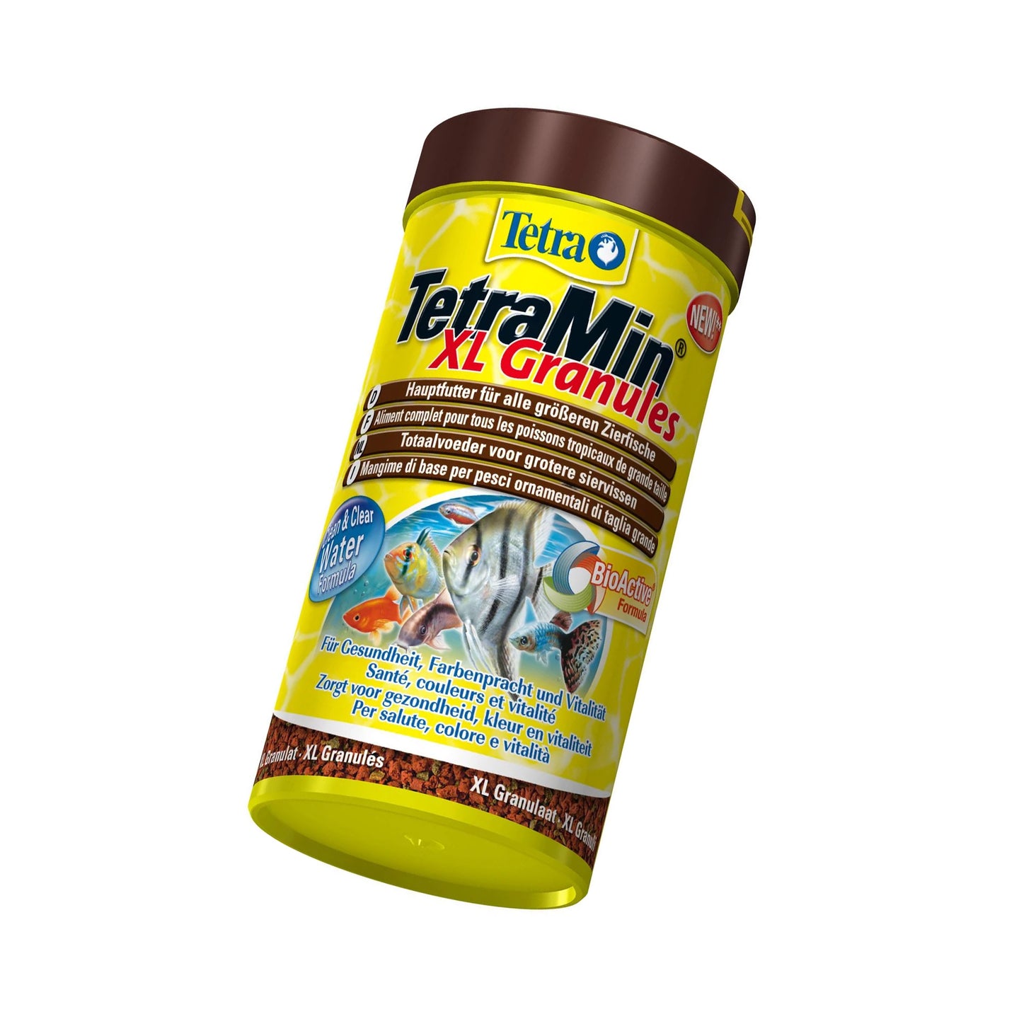 Pot Tetra Tetramin XL Granules - 250 ml - Hoogwaardig Vissenvoer - Geschikt voor Aquarium - Grote Korrelgrootte - Premium Visvoeding - Granulaatvoer voor Aquariumvissen