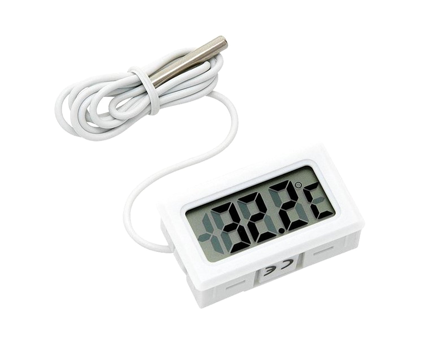 Digitale Aquarium Thermometer met Meetsonde (Wit) - Nauwkeurige Temperatuurmeting voor Je Aquarium - Eenvoudig Te Installeren en Controleren