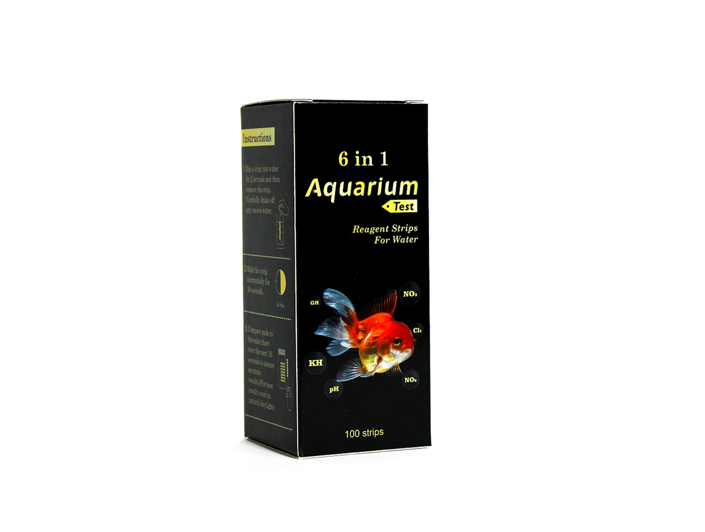Aquarium Watertest Set - Sneltest 6-in-1 - Ideaal voor Visgezondheid, Waterkwaliteit en Aquariumbeheer