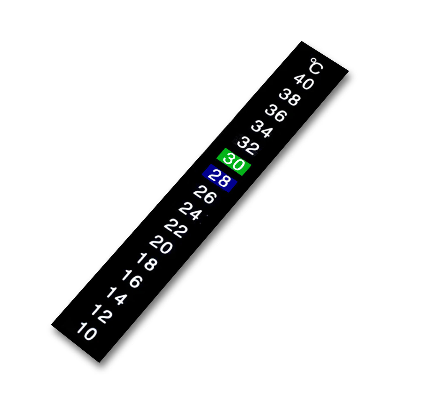 LCD Aquarium Thermometer - Kleurveranderende Strip - Zwart - Nauwkeurige Temperatuurmeting voor Vissen en Aquariums - Koop Nu voor Optimaal Viscomfort en Onderhoud!