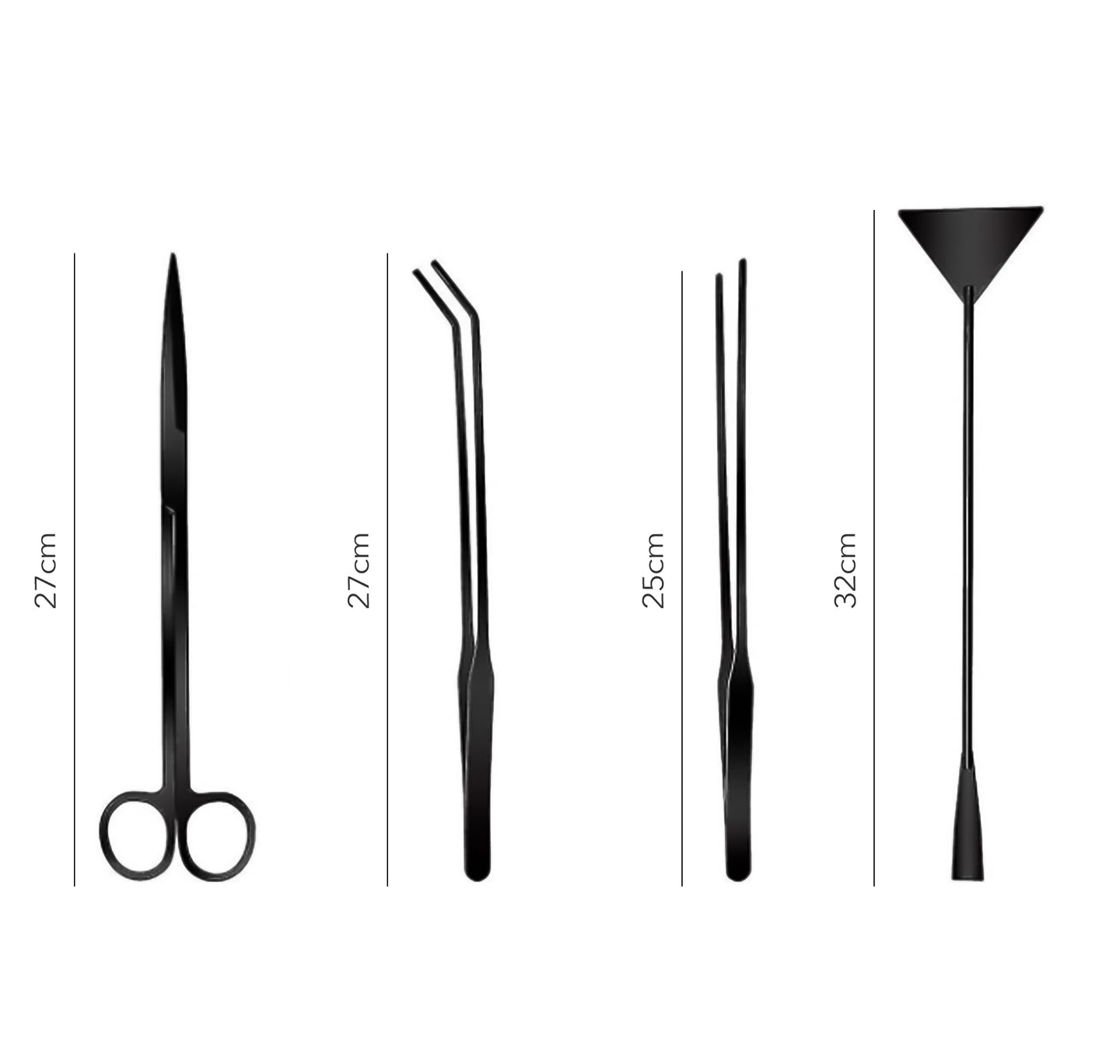 Scapertools Set - Aquarium Pincet, Schaar en Algenschraper - Essentiële Hulpmiddelen voor Aquascaping - Perfect voor Onderhoud en Decoratie van Je Aquarium - Bestel Nu voor Betere Controle en Esthetiek