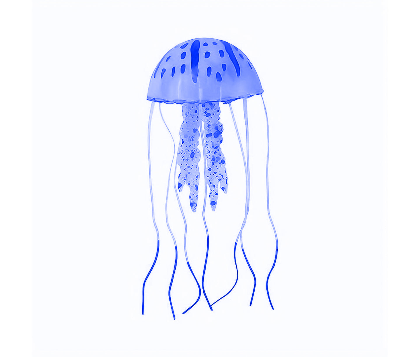 Voeg een vleugje magie toe aan uw aquarium met onze Kunstmatige Kwal in Blauw! Creëer een betoverende onderwaterwereld met deze levensechte decoratie. Gemaakt van hoogwaardige materialen voor duurzaamheid en veiligheid voor uw vissen. Bestel nu voor een kleurrijk en intrigerend element in uw aquascape!