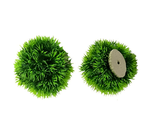 Voeg een vleugje groen toe aan uw aquarium met onze Rondvormige Kunstplant - Afmeting 9x8 cm! Creëer een natuurlijke uitstraling en een gezellige sfeer voor uw vissen met deze realistische decoratie. Gemaakt van hoogwaardige materialen voor duurzaamheid en veiligheid. Bestel nu voor een onderhoudsvrije en toch esthetisch aantrekkelijke toevoeging aan uw aquascape!