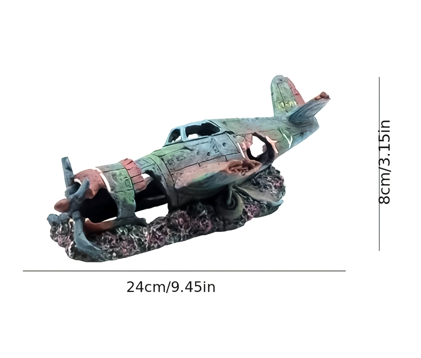 Transformeer uw aquarium in een spannende onderwaterwereld met ons Aquarium Vliegtuig Wrak Ornament! Voeg een uniek en intrigerend element toe aan uw aquatische omgeving met dit gedetailleerde decoratiestuk. Gemaakt van hoogwaardige materialen voor duurzaamheid en veiligheid. Bestel nu voor een avontuurlijke en opvallende toevoeging aan uw aquarium!