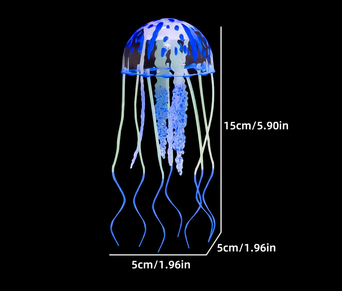Voeg een vleugje magie toe aan uw aquarium met onze Kunstmatige Kwal in Blauw! Creëer een betoverende onderwaterwereld met deze levensechte decoratie. Gemaakt van hoogwaardige materialen voor duurzaamheid en veiligheid voor uw vissen. Bestel nu voor een kleurrijk en intrigerend element in uw aquascape!