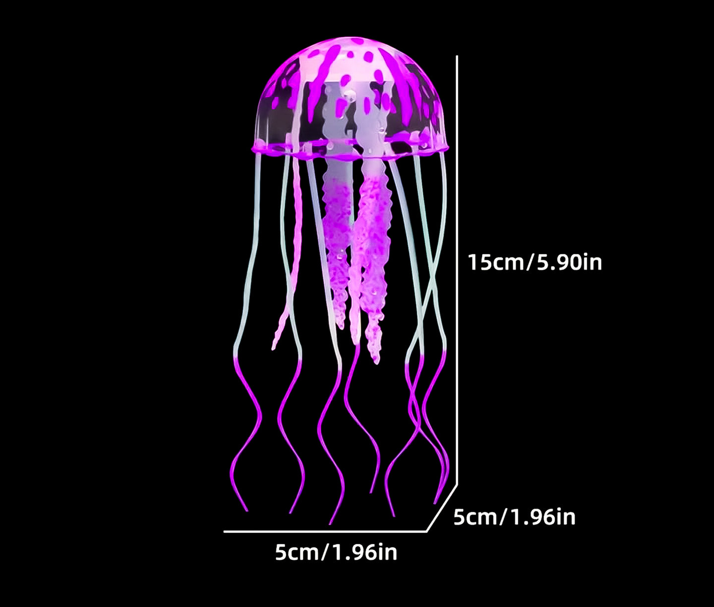 Transformeer uw aquarium in een betoverende onderwaterwereld met onze Kunstmatige Kwal in Paars! Voeg een vleugje mysterie en kleur toe aan uw aquascape met deze levensechte decoratie. Gemaakt van veilige materialen voor uw vissen. Bestel nu voor een magische toevoeging aan uw aquarium!
