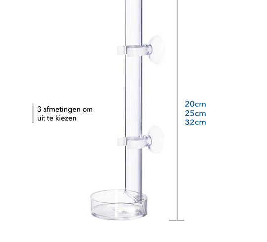Nieuwe plastic voederplaat en voederbuis voor aquarium - optimaliseer voedingsproces voor vissen, eenvoudige voeding met handige voederplaat en buis, geschikt voor diverse aquariumformaten en vissoorten.