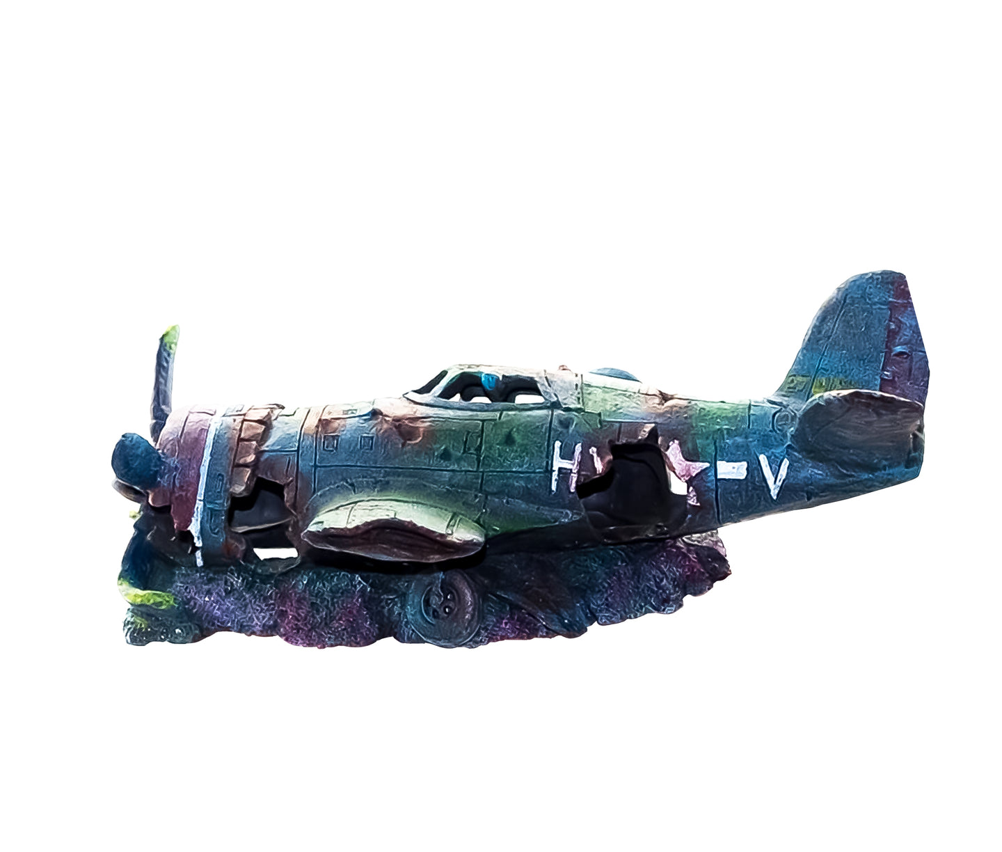 Transformeer uw aquarium in een spannende onderwaterwereld met ons Aquarium Vliegtuig Wrak Ornament! Voeg een uniek en intrigerend element toe aan uw aquatische omgeving met dit gedetailleerde decoratiestuk. Gemaakt van hoogwaardige materialen voor duurzaamheid en veiligheid. Bestel nu voor een avontuurlijke en opvallende toevoeging aan uw aquarium!