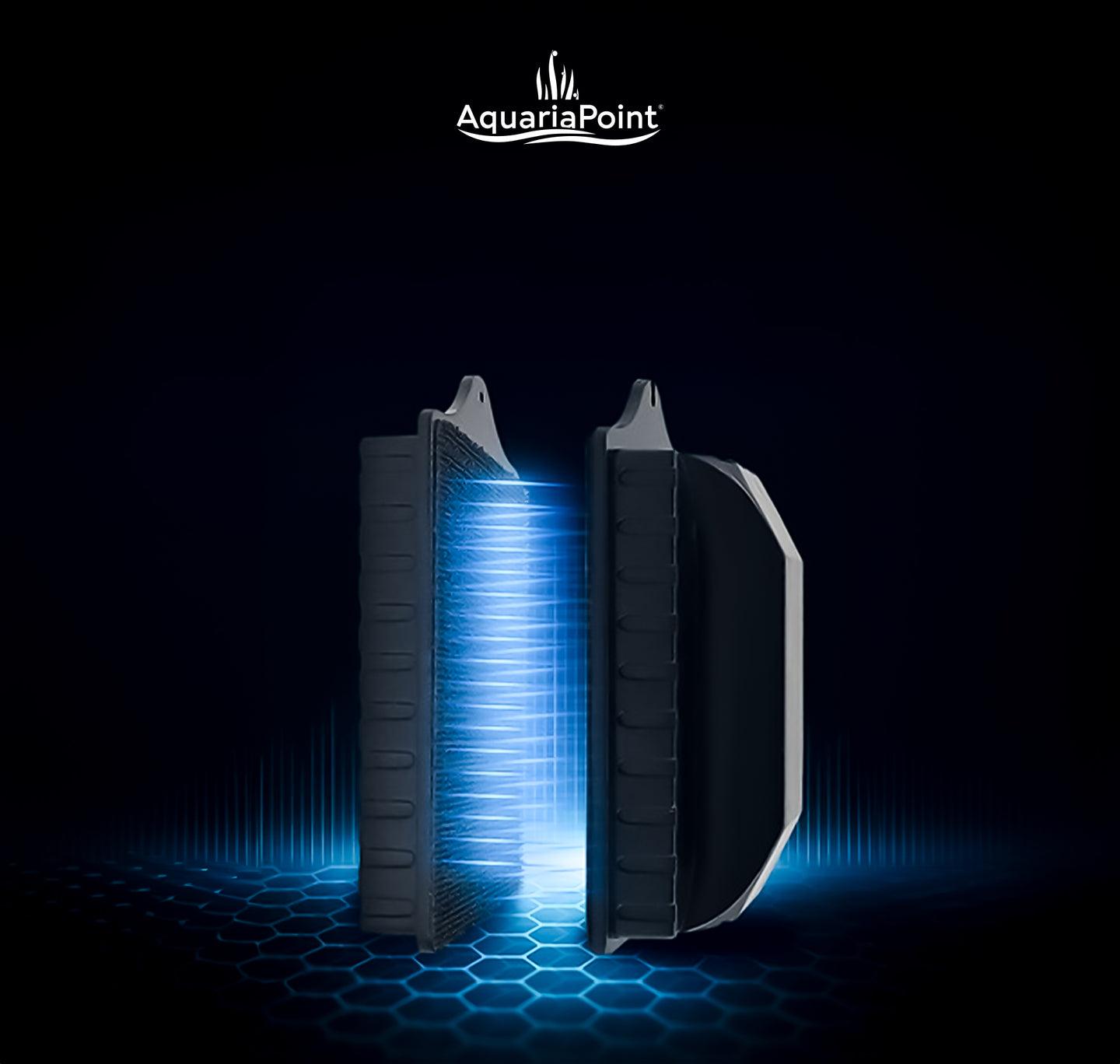Zwarte algenmagneet reinigingsgereedschap voor aquariumruiten, helpt bij het moeiteloos verwijderen van algen en vuil voor een helder zicht in uw aquarium.