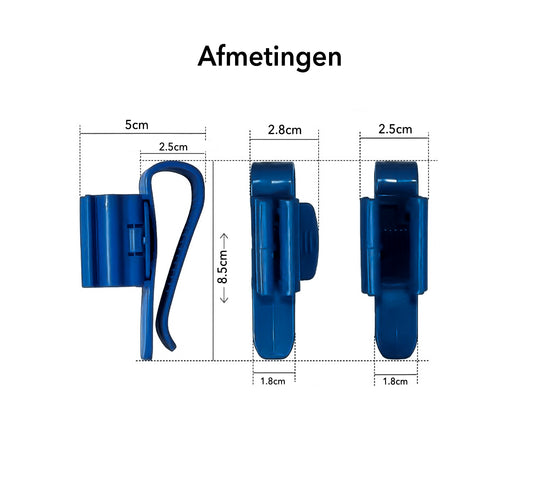 Aquaria Point - Buisklem / Slangklem met Zuignap - houdt aquariumslangen veilig en georganiseerd, eenvoudig te bevestigen met sterke zuignap, ideaal voor het beheren van filters, pompen en luchtslangen