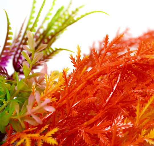 Realistische Aquarium Kunstplant Myriophyllum Rood - 30 cm - Aquariumdecoratie - Levendige Rode Plant - Koop Nu voor Een Betoverend Onderwaterlandschap!