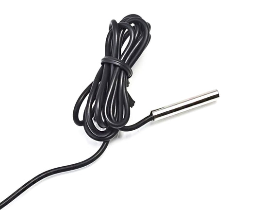 Digitale Aquarium Thermometer met Meetsonde (Zwart) - Nauwkeurige temperatuurmetingen van -5 tot +70 graden Celsius. Groot en helder display voor eenvoudige aflezing, duurzame voeding met lange batterijduur van ± 5 jaar, en inclusief een handige 1 meter kabel. Optimaliseer de omgeving in je aquarium vandaag nog!