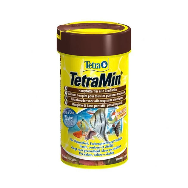 Pot Tetra Tetramin Bio Active Vlokken - 100 ml - Premium Vissenvoer - Geschikt voor Aquarium - Gezonde Voeding voor Aquariumvissen - Visvoer met Bio Actieve Formule - Vlokkenvoer voor Vissen"