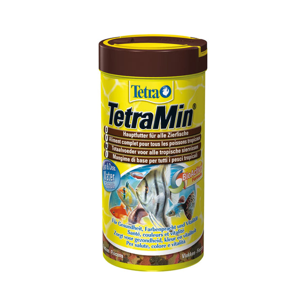 Pot Tetra Tetramin Bio Active Vlokken - 250 ml - Premium Vissenvoer - Geschikt voor Aquarium - Gezonde Voeding voor Aquariumvissen - Visvoer met Bio Actieve Formule - Vlokkenvoer voor Vissen"