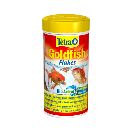 Pot Tetra Visvoer Goldfish Vlokken - 250 ml - Premium Vissenvoer - Geschikt voor Aquarium - Gezonde Voeding voor Goudvissen - Vlokkenvoer voor Vissen