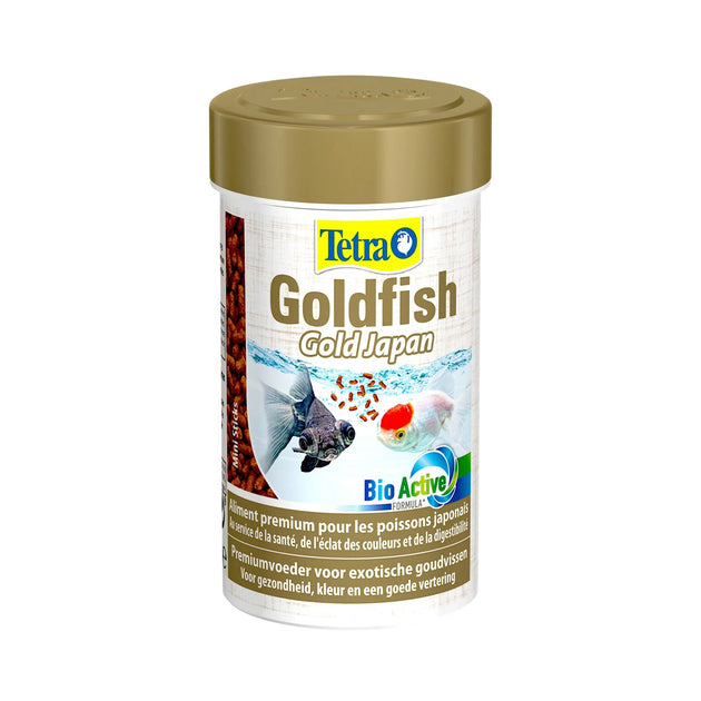 Pot Tetra Visvoer Goldfish Gold Japan - 100 ml - Premium Vissenvoer - Speciaal Voer voor Japanse Goudvissen - Geschikt voor Aquarium - Gezonde Voeding voor Goudvissen - Vissenvoer voor Goldfish Gold Japan
