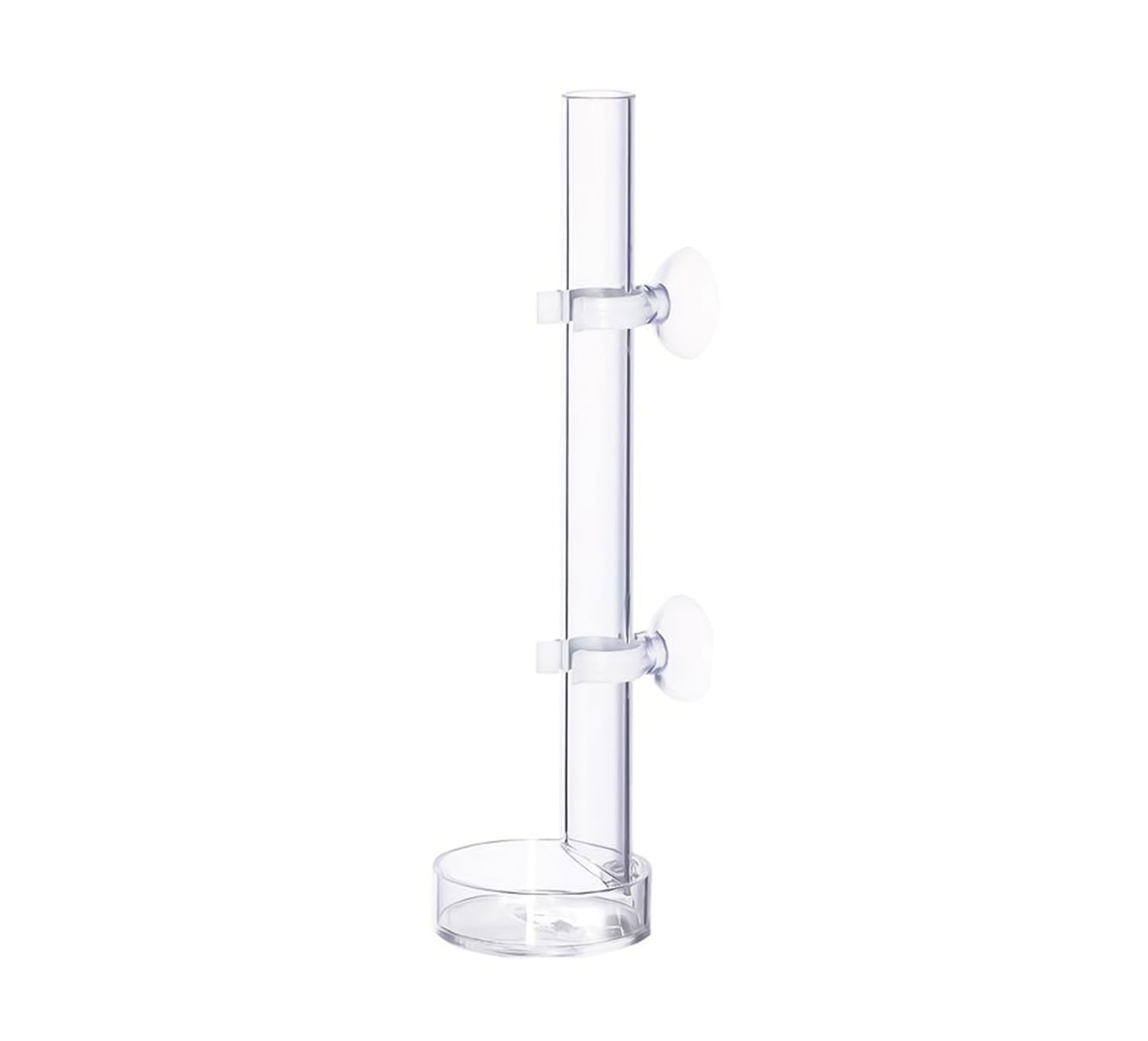 Nieuwe plastic voederplaat en voederbuis voor aquarium - optimaliseer voedingsproces voor vissen, eenvoudige voeding met handige voederplaat en buis, geschikt voor diverse aquariumformaten en vissoorten.