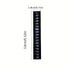 LCD Aquarium Thermometer - Kleurveranderende Strip - Zwart - Nauwkeurige Temperatuurmeting voor Vissen en Aquariums - Koop Nu voor Optimaal Viscomfort en Onderhoud!