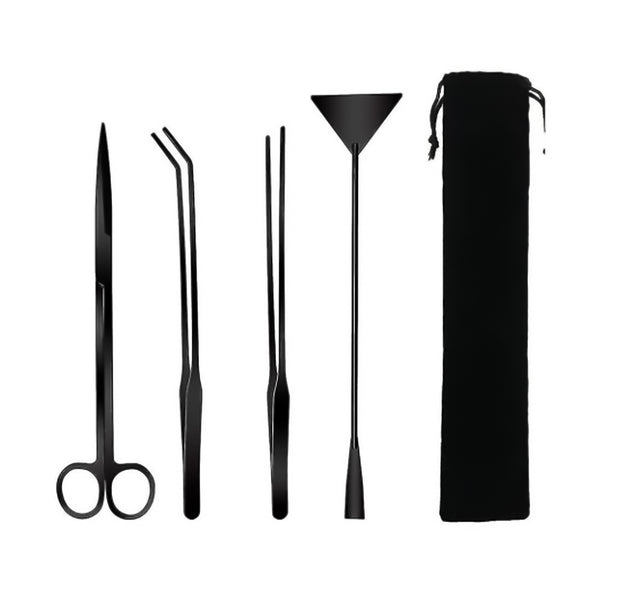Scapertools Set - Aquarium Pincet, Schaar en Algenschraper - Essentiële Hulpmiddelen voor Aquascaping - Perfect voor Onderhoud en Decoratie van Je Aquarium - Bestel Nu voor Betere Controle en Esthetiek